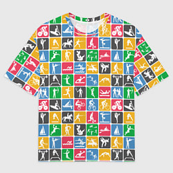 Мужская футболка оверсайз СПОРТ