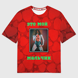 Футболка оверсайз мужская Поклонница Леонтьева, цвет: 3D-принт