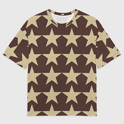 Мужская футболка оверсайз Шампанские звёзды