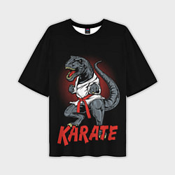 Мужская футболка оверсайз KARATE T-REX