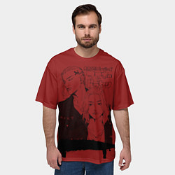 Футболка оверсайз мужская Токийские мстители anime, цвет: 3D-принт — фото 2