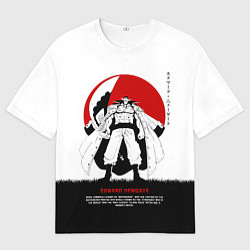 Футболка оверсайз мужская Эдвард Ньюгейт One Piece Большой куш, цвет: 3D-принт