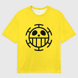 Футболка оверсайз мужская Как у Трафальгара Ло One Piece, цвет: 3D-принт