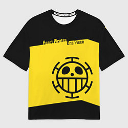 Футболка оверсайз мужская Пираты Сердца One Piece, цвет: 3D-принт