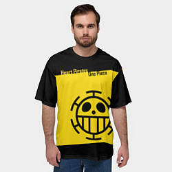 Футболка оверсайз мужская Пираты Сердца One Piece, цвет: 3D-принт — фото 2