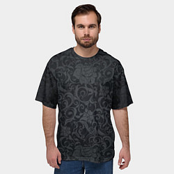 Футболка оверсайз мужская Dark Pattern, цвет: 3D-принт — фото 2