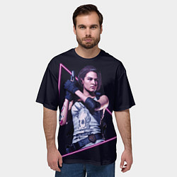 Футболка оверсайз мужская RE3 Jill, цвет: 3D-принт — фото 2