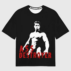 Футболка оверсайз мужская ASS DESTROYER, цвет: 3D-принт