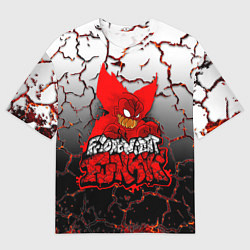 Футболка оверсайз мужская Friday Night Funkin Tricky One, цвет: 3D-принт