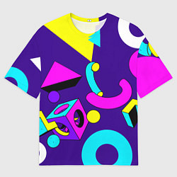 Мужская футболка оверсайз Геометрические фигуры