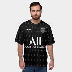 Футболка оверсайз мужская PSG Training Top New 202223, цвет: 3D-принт — фото 2