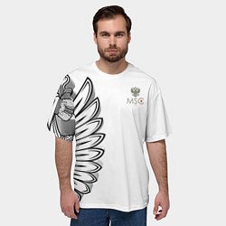 Футболка оверсайз мужская Russia MSKSide 3D Logo New 202223, цвет: 3D-принт — фото 2