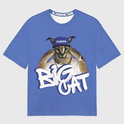 Мужская футболка оверсайз Big Cat Floppa