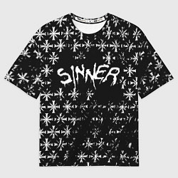 Футболка оверсайз мужская FAR CRY 5 ГРЕШНИК SINNER, цвет: 3D-принт