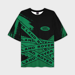 Мужская футболка оверсайз Land Rover - Strokes Tapes