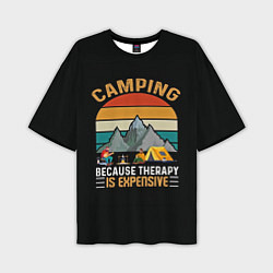 Мужская футболка оверсайз Camping