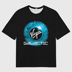 Футболка оверсайз мужская Virgin Galactic Вирджин Галактик, цвет: 3D-принт