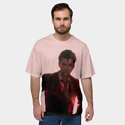 Футболка оверсайз мужская David Tennant, цвет: 3D-принт — фото 2