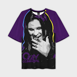 Футболка оверсайз мужская Ozzy Osbourne, Оззи Осборн, цвет: 3D-принт