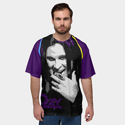 Футболка оверсайз мужская Ozzy Osbourne, Оззи Осборн, цвет: 3D-принт — фото 2