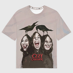 Футболка оверсайз мужская Ozzy Osbourne, цвет: 3D-принт