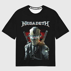 Футболка оверсайз мужская Megadeth, цвет: 3D-принт