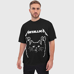 Футболка оверсайз мужская METALLICA МЕТАЛЛИКА, цвет: 3D-принт — фото 2