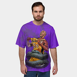 Футболка оверсайз мужская КОБИ БРАЙАНТ, цвет: 3D-принт — фото 2