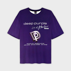 Футболка оверсайз мужская Deep Purple - Live at Montreux 1996, цвет: 3D-принт