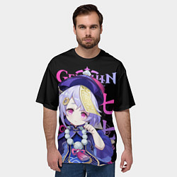 Футболка оверсайз мужская Ци Ци, Genshin Impact, цвет: 3D-принт — фото 2