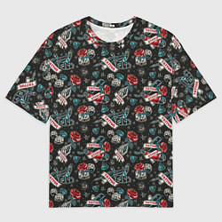 Мужская футболка оверсайз TATTOO