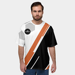 Футболка оверсайз мужская CS:GO Asiimov Edition, цвет: 3D-принт — фото 2
