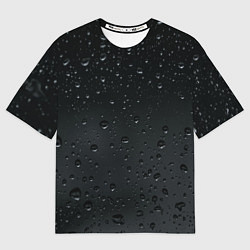 Футболка оверсайз мужская Ночной дождь, цвет: 3D-принт
