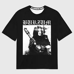 Футболка оверсайз мужская BURZUM Бурзум, цвет: 3D-принт