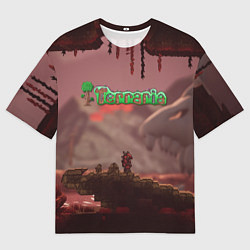 Футболка оверсайз мужская Terraria Тэррария, цвет: 3D-принт