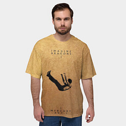 Футболка оверсайз мужская Mercury Act 1 - Imagine Dragons, цвет: 3D-принт — фото 2