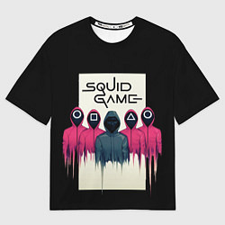 Мужская футболка оверсайз Squid Game: Отряд стражей