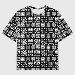 Футболка оверсайз мужская Geometry Dash: Cubes, цвет: 3D-принт