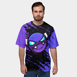 Футболка оверсайз мужская Geometry Dash, цвет: 3D-принт — фото 2