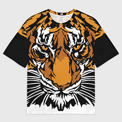 Футболка оверсайз мужская Взгляд хозяина джунглей, цвет: 3D-принт