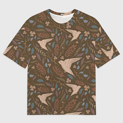 Мужская футболка оверсайз Литой стриж