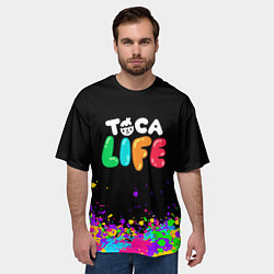Футболка оверсайз мужская Toca Life, цвет: 3D-принт — фото 2