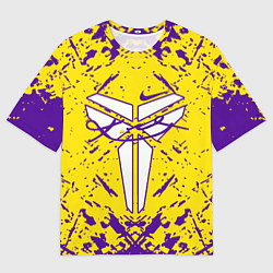 Футболка оверсайз мужская ЛЕЙКЕРС LOS ANGELES LAKERS,, цвет: 3D-принт