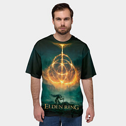 Футболка оверсайз мужская Elden Ring Game Art, цвет: 3D-принт — фото 2