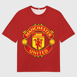 Мужская футболка оверсайз Manchester United F C