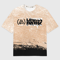 Мужская футболка оверсайз Linkin Park Рок Группа Линкин Парк