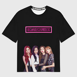 Футболка оверсайз мужская BLACKPINK NEON, цвет: 3D-принт
