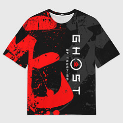 Мужская футболка оверсайз GHOST OF TSUSHIMA ПРИЗРАК ЦУСИМЫ