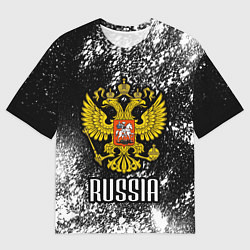 Мужская футболка оверсайз Russia