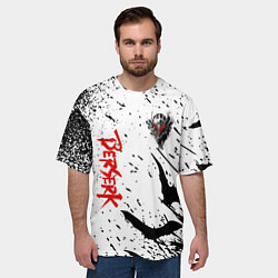 Футболка оверсайз мужская Берсерк: Гранж, цвет: 3D-принт — фото 2